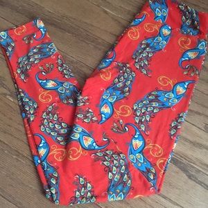 Peacock leggings